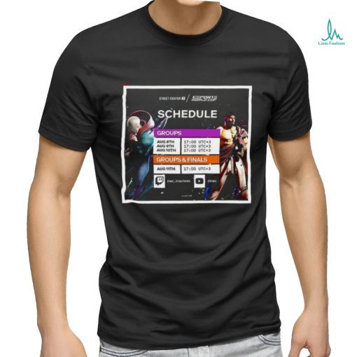 Esports World Cup 2024 Street Fighter 6 schedule shirt