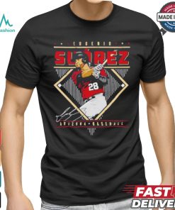 Eugenio Suarez Arizona Diamondbacks signature diamond baseball shirt