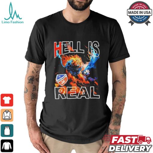 FC Cincinnati Hell is Real Firey Pursuit Shirt