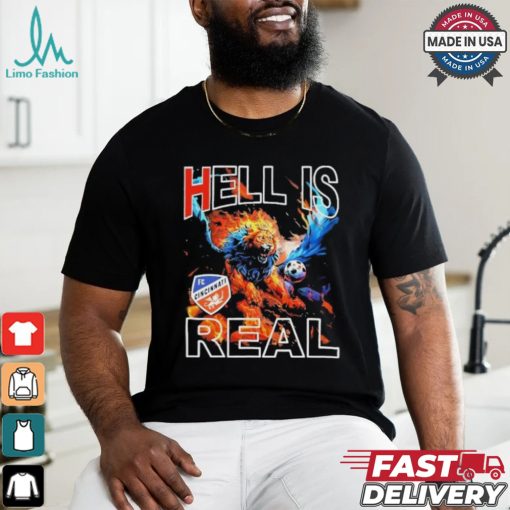 FC Cincinnati Hell is Real Firey Pursuit Shirt