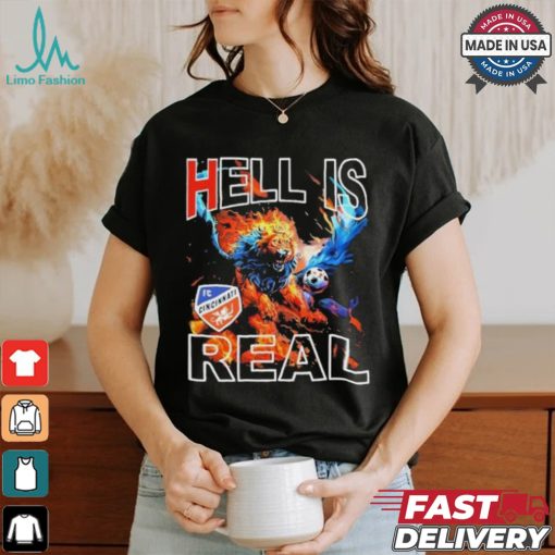 FC Cincinnati Hell is Real Firey Pursuit Shirt