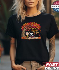 Fall Snoopy It’s The Most Wonderful Time Of The Year Shirt