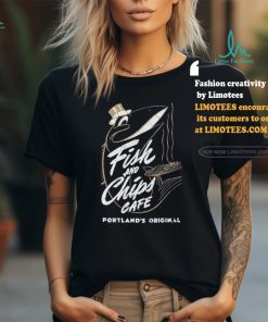 Fish & Chips Cafe Portland Unisex Retro T Shirt