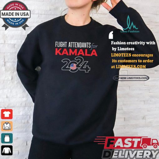 Flight Attendants for Kamala Harris 2024 T Shirts