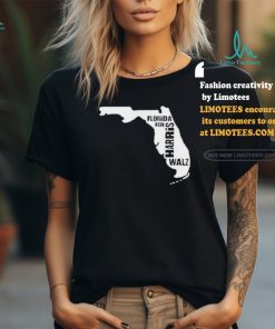Florida Map for Harris Walz 2024 T Shirt