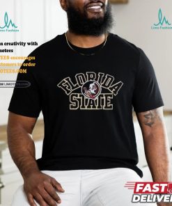 Florida State Seminoles Black Classic Boxy Crop T Shirt
