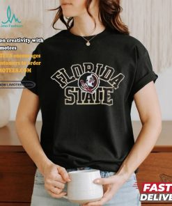 Florida State Seminoles Black Classic Boxy Crop T Shirt