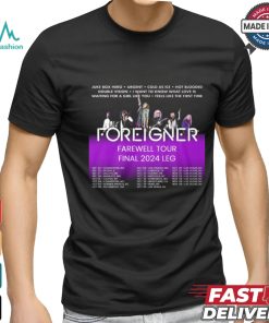 Foreigner Farewell Tour 2024 Shirt