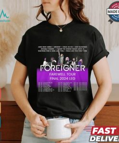 Foreigner Farewell Tour 2024 Shirt
