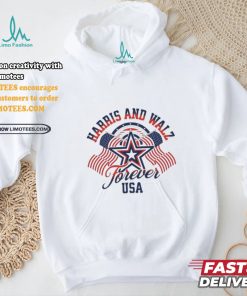 Forever Kamala Harris and Tim Walz Waltz US flag shirt