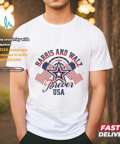 Forever Kamala Harris and Tim Walz Waltz US flag shirt