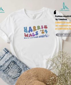 Funny Harris Walz weird and kinda wonderful 2024 Groovy T Shirt