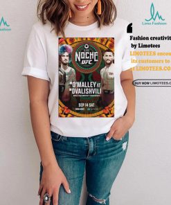 Funny Ufc 306 noche sean o’malley vs merab dvalishvili 2024 poster shirt