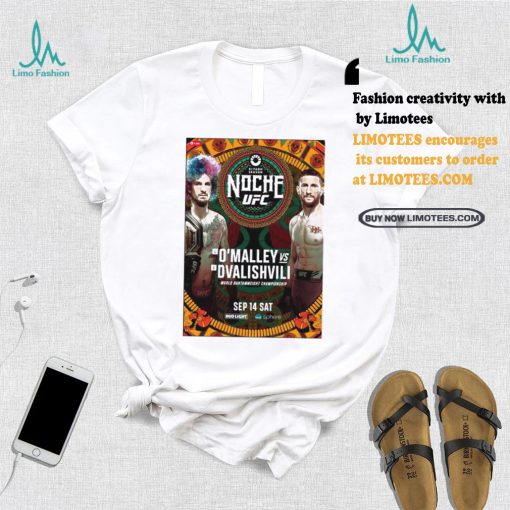 Funny Ufc 306 noche sean o’malley vs merab dvalishvili 2024 poster shirt