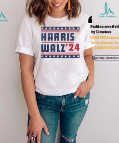 Funny Vintage Harris Walz 2024 Presidential Election T Shirt