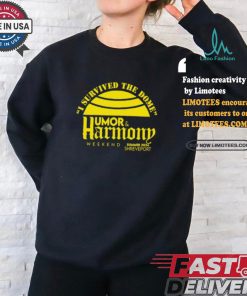 G Unit Merch Store I Survived The Dome Humor & Harmony Weekend Shirt