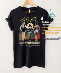 GOAT Paris 2024 USA Gymnastics Jade Carey and Simone Biles Signatures shirt