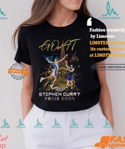 GOAT Stephen Curry Paris 2024 T Shirt