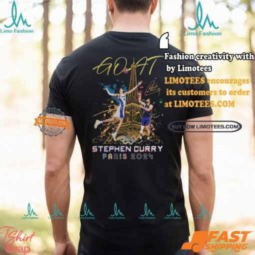 GOAT Stephen Curry Paris 2024 T Shirt