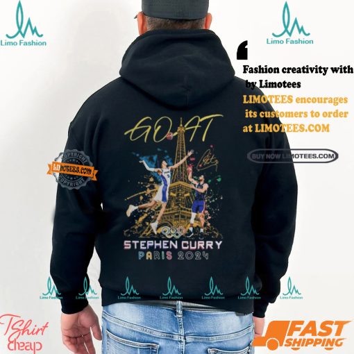 GOAT Stephen Curry Paris 2024 T Shirt