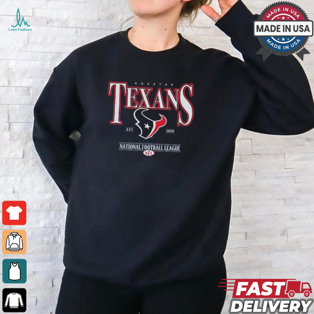 Gameday Couture Navy Houston Texans Rhinestone Star Sleeve Settle the Score Tri Blend Pullover shirt Gameday Couture Navy Houston Texans Rhinestone Star Sleeve Settle the Score Tri Blend Pullover shirt