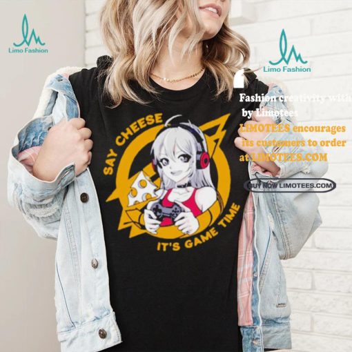 Gamer Girl Power Cheese & Victory shirt