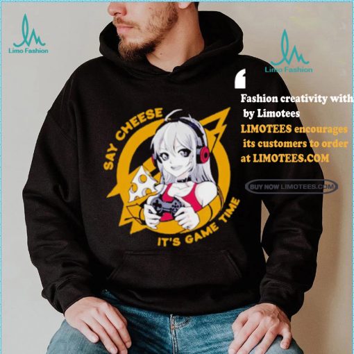Gamer Girl Power Cheese & Victory shirt