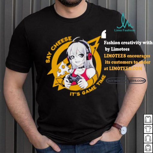 Gamer Girl Power Cheese & Victory shirt