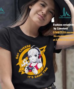 Gamer Girl Power Cheese & Victory shirt