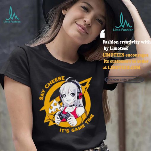 Gamer Girl Power Cheese & Victory shirt