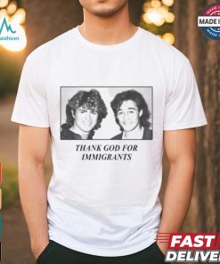 George Michael And Andrew Ridgeley Wham Thank God For Immigrants T shirts