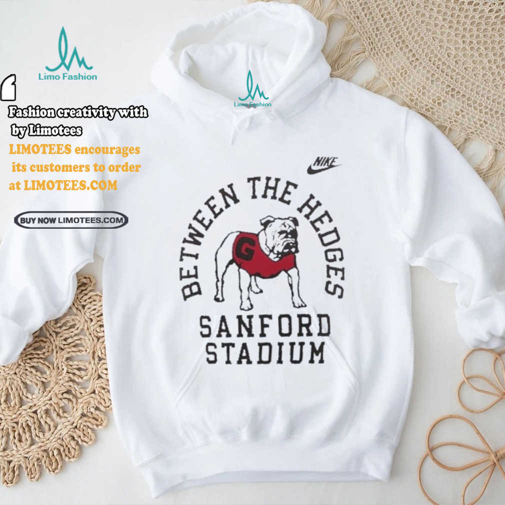 Georgia Bulldogs Nike Between The Hedges Sanford Stadium Shirt Georgia Bulldogs Nike Between The Hedges Sanford Stadium Shirt