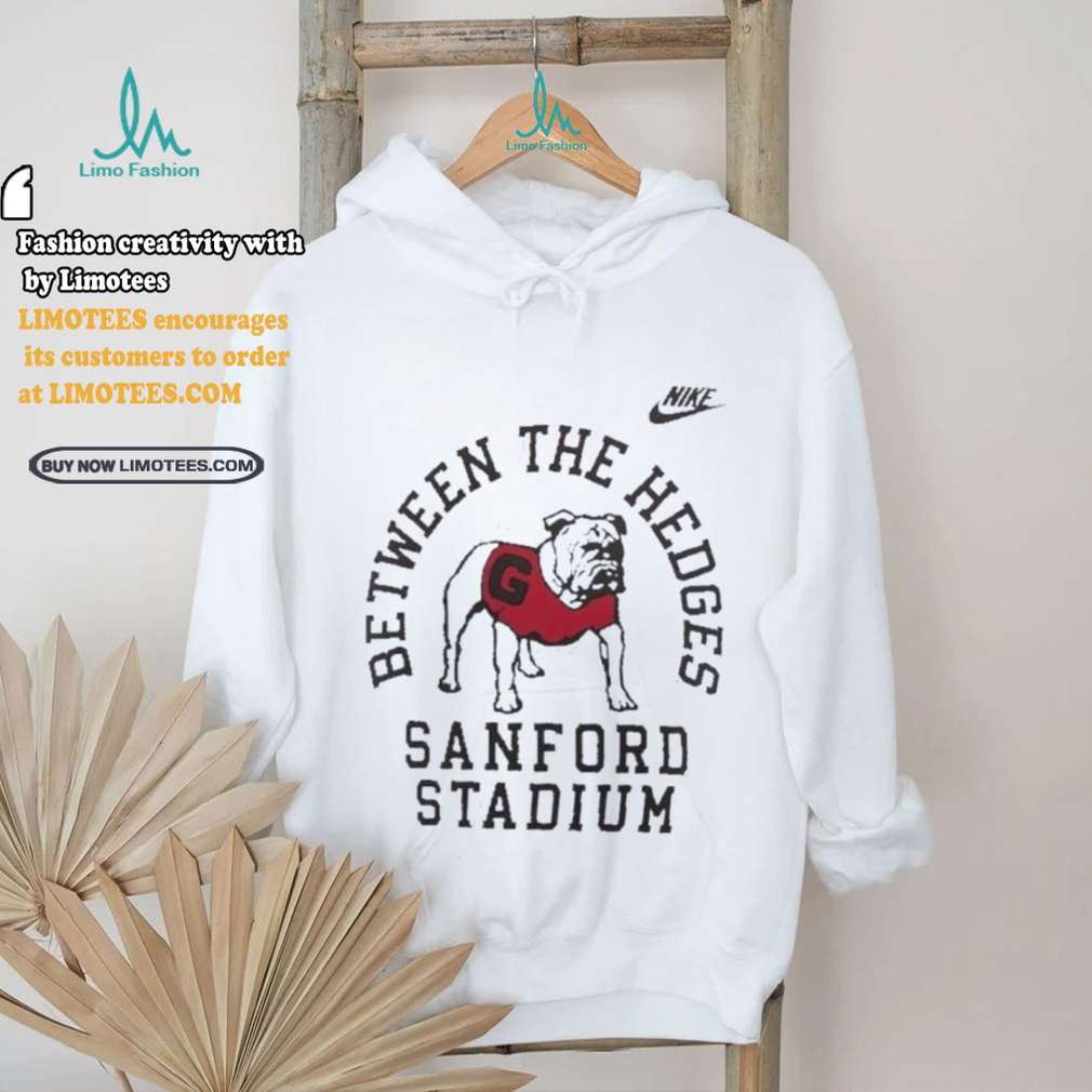 Georgia Bulldogs Nike Between The Hedges Sanford Stadium Shirt Georgia Bulldogs Nike Between The Hedges Sanford Stadium Shirt