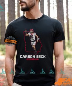 Georgia Football Carson Beck State Star Shirt