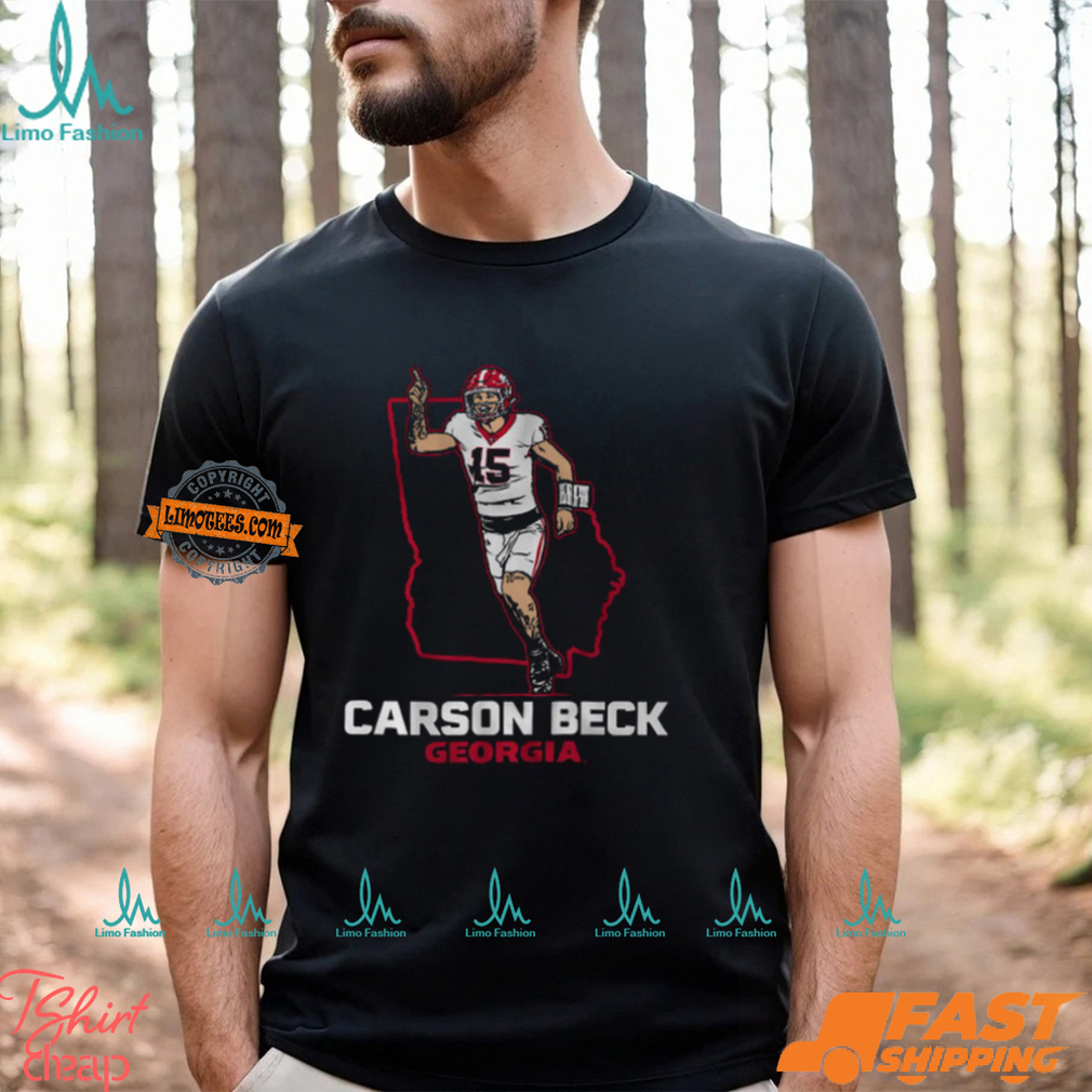 Georgia Football Carson Beck State Star Shirt Georgia Football Carson Beck State Star Shirt