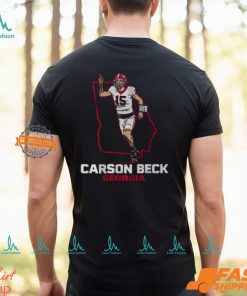 Georgia Football Carson Beck State Star Shirt, hoodie, sweater, long sleeve and tank top Georgia Football Carson Beck State Star Shirt