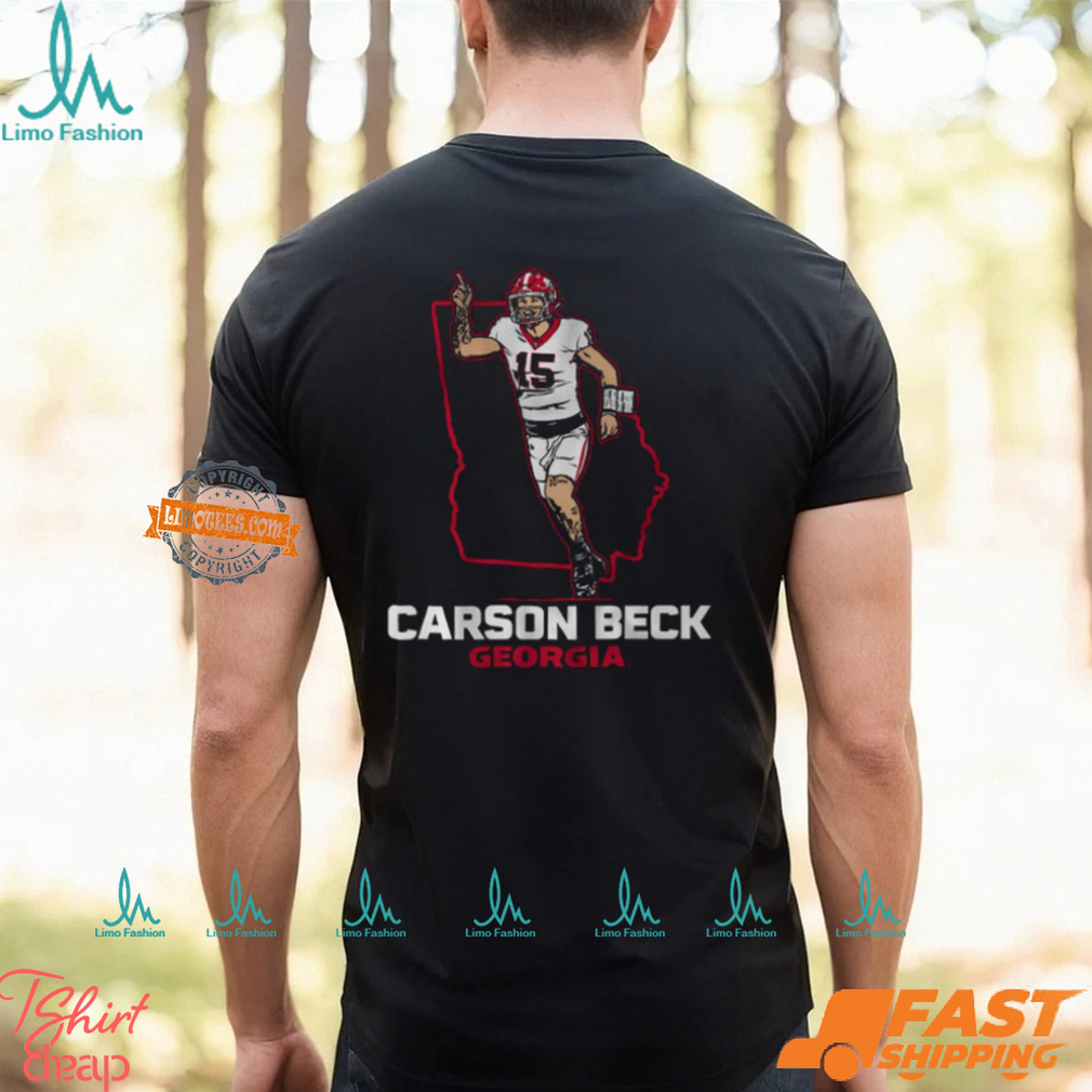 Georgia Football Carson Beck State Star Shirt Georgia Football Carson Beck State Star Shirt