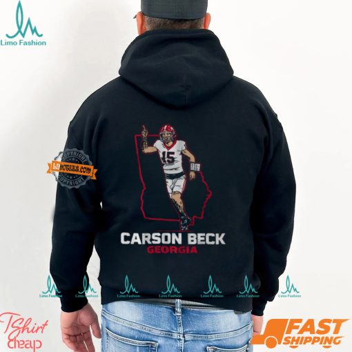 Georgia Football Carson Beck State Star Shirt