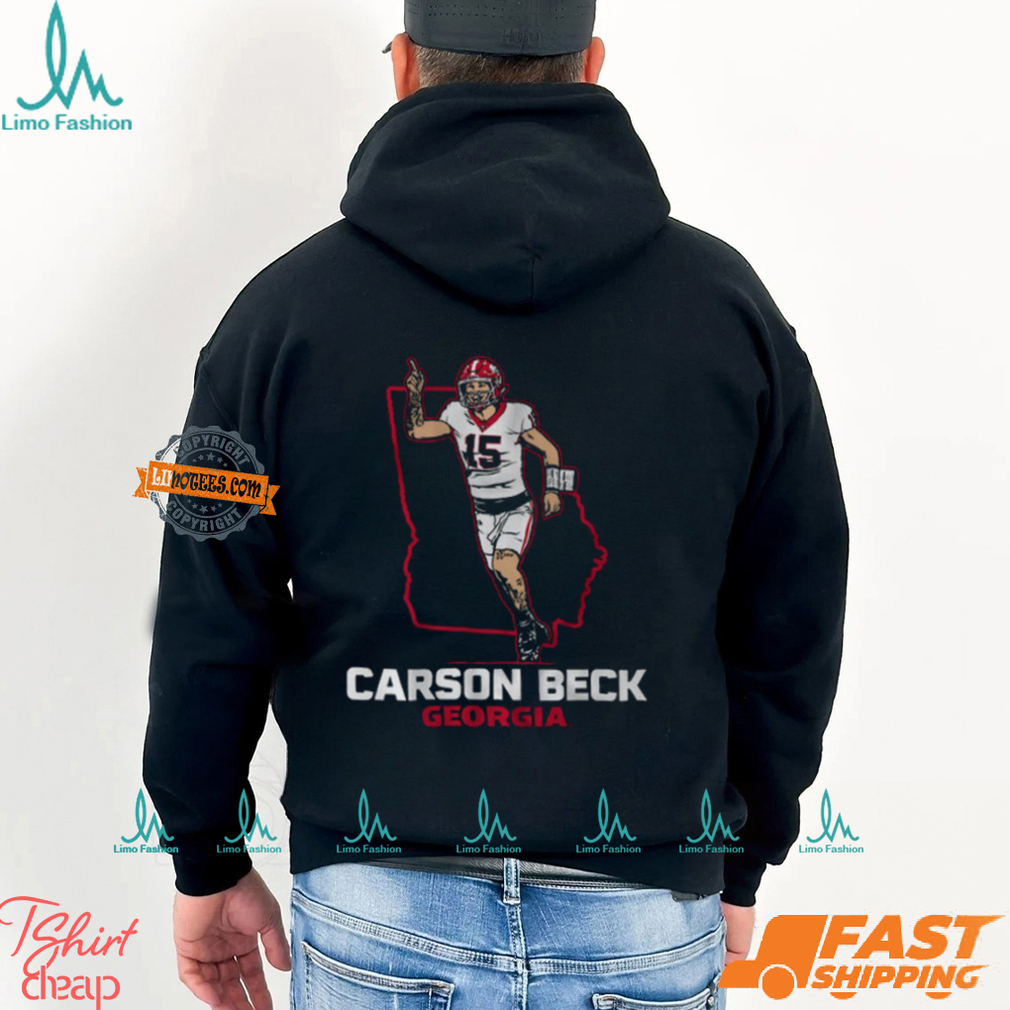 Georgia Football Carson Beck State Star Shirt Georgia Football Carson Beck State Star Shirt