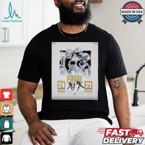 Georgia Tech Football Win 24 21 Florida State Football 2024 Aer Lingus College Football Classic Final Score Shirt