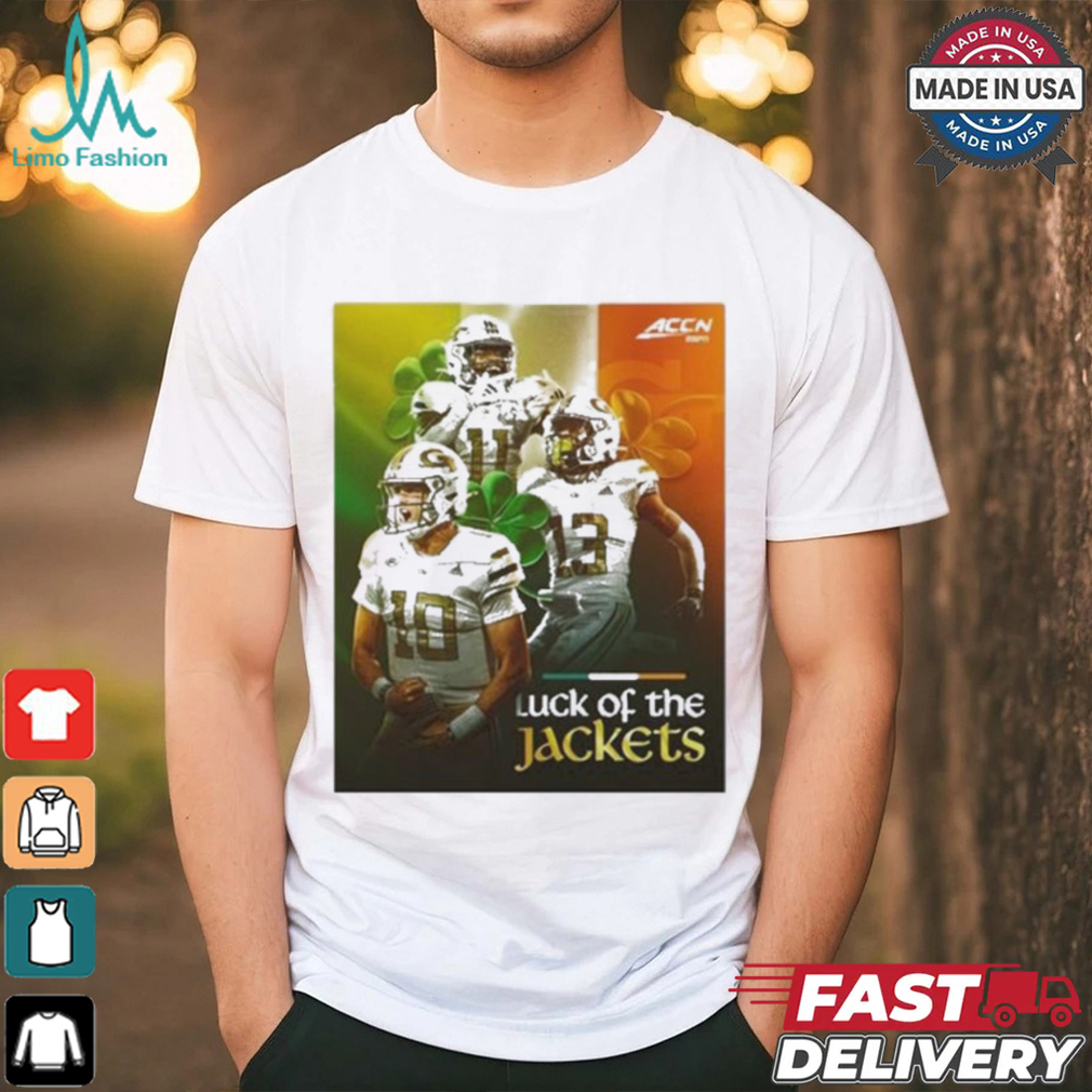 Georgia tech stuns no 10 florida state luck of the jackets shirt Georgia tech stuns no 10 florida state luck of the jackets shirt