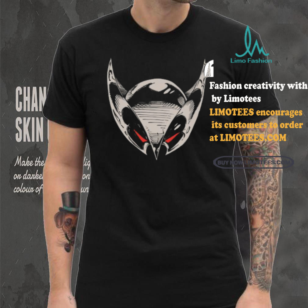 Gerard Way Wearing Shadowhawk Face Shirt Gerard Way Wearing Shadowhawk Face Shirt