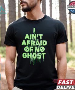 Ghostbusters Neon Green Text Shirt