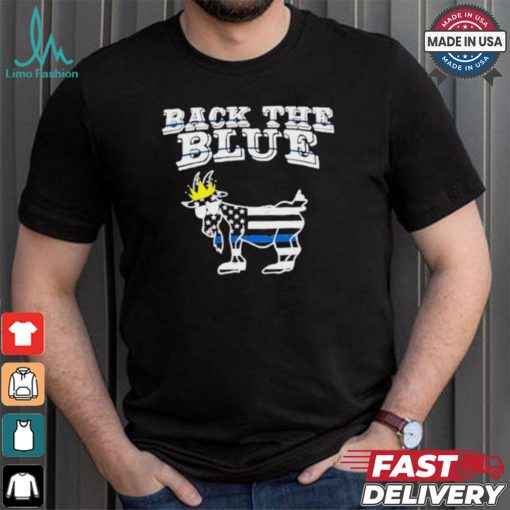 Goat Us Blue Line Art Prints T shirt