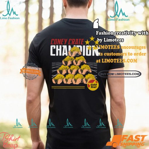 Gold Star Coney Crate Champion Shirt