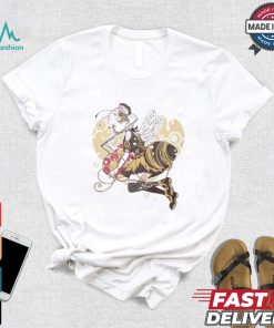 Golden Guardian Of The Hive, This Ethereal Anime Character Blends The Elegance T shirt