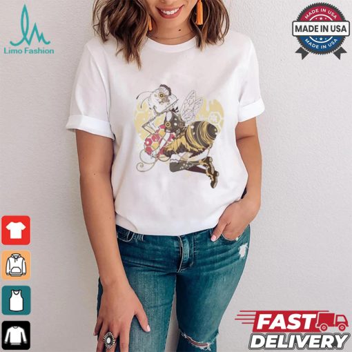 Golden Guardian Of The Hive, This Ethereal Anime Character Blends The Elegance T shirt