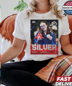 Grace Nuhfer Silver Medal Para Swimming Women’s 100m Butterfly S13 Paralympics Games Paris 2024 t shirt
