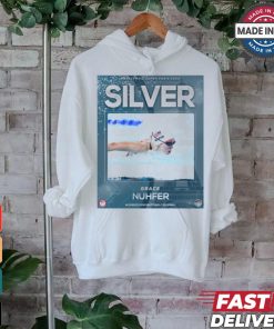 Grace Nuhfer Silver Medal Women’s 100M Butterfly S13 Final Paralympic Games Paris 2024 Poster t shirt