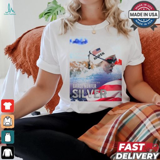 Grace Nuhfer Team USA Silver Medal Women’s 100m Butterfly S13 Paris Paralympics Poster t shirt